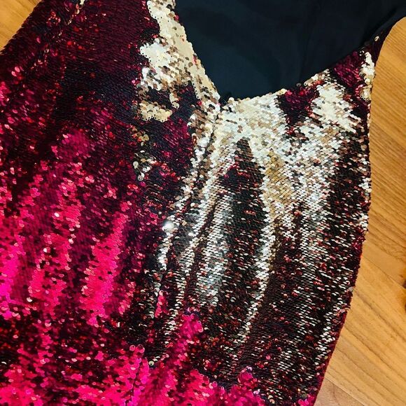 Alexandre Vauthier Sequin Pink and Gold Dress NWOT - Picture 6 of 13